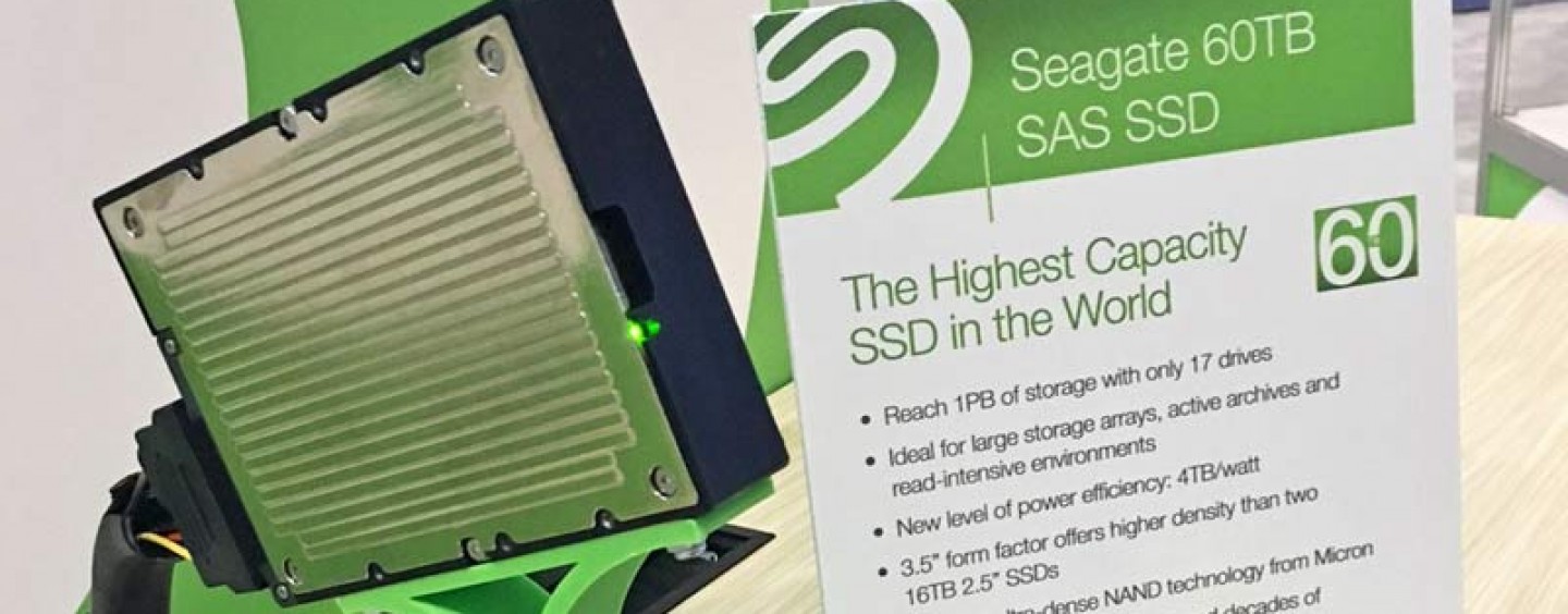 60TB SSD by Seagate has Hit the Technology World With a Bang