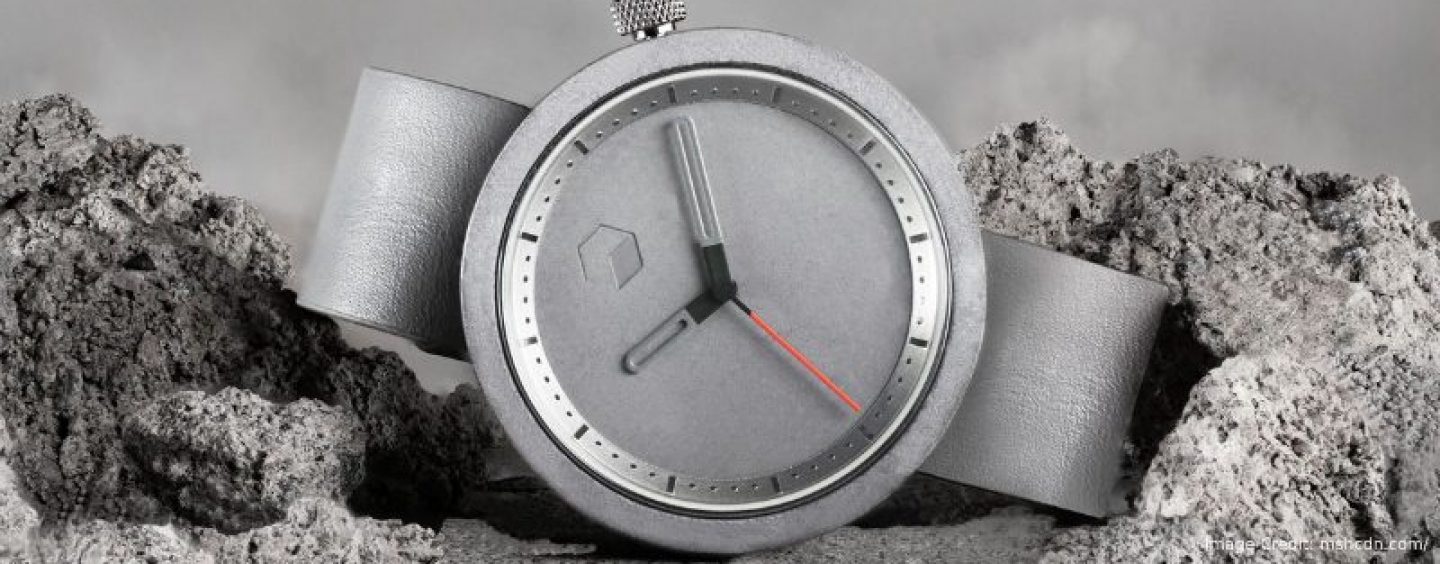 An Innovative Masonic Timepiece Literally Made Out Of Cement